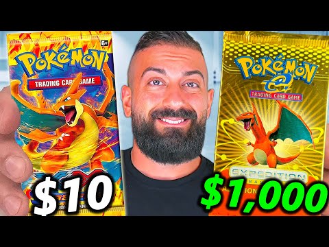 $10 vs $1,000 Charizard Pack