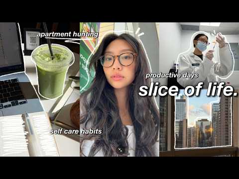 slice of life ☁️ productive days in my life: apartment hunting, pharmacy school updates & self care