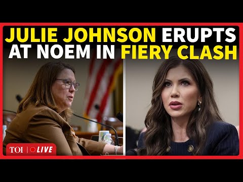 'You Lied To The American People': Julie Johnson Erupts At Kristi Noem In Fiery Clash