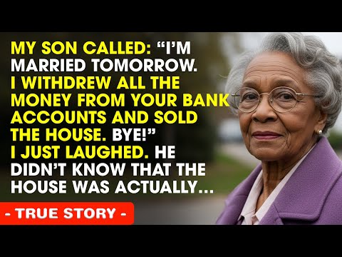 My Son Stole My Life Savings For His Wedding—Then He Found Out...