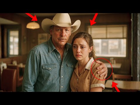 Alan Jackson heard the waitress say, "Please don't hurt me anymore..." and what he did next moved...