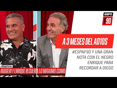 #Ruggeri, #Enrique y los recuerdos de #Diego, a 3 meses de su muerte