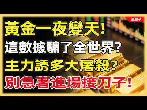 黃金一夜變天！這數據騙了全世界？主力誘多大屠殺？別急著進場接刀子！#投資#理財#退休金#晚年生活#晚年幸福#富人思維#財商#養老#黃金