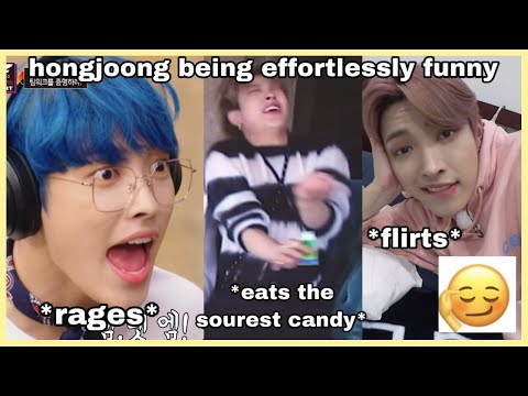 ateez hongjoong being effortlessly funny