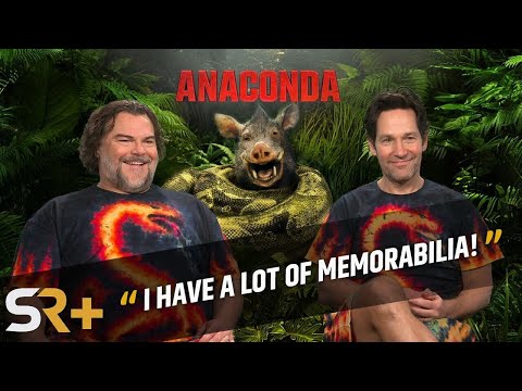 Anaconda Stars Jack Black & Paul Rudd Talk Twinning Outfits, Movie Memorabilia, And Requel Hopes