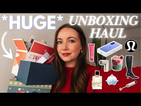 What I Got for Christmas! | Beauty + Home + Tech Unboxing
