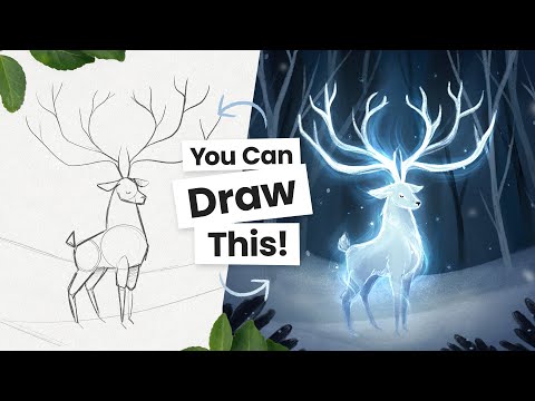 How To Draw A Magical Animal ✨ Step-by-step tutorial
