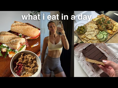 WHAT I EAT IN A DAY | healthy + high protein meals to stay lean