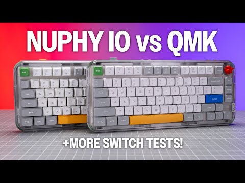 NuPhy Kick75 - QMK vs NuPhy IO + Switch Comparison