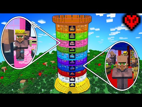 I Built The Biggest Villager Hall EVER!