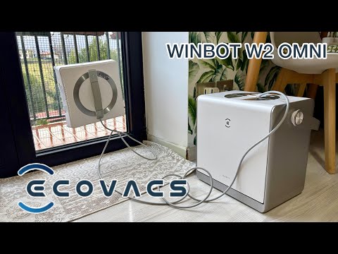 ECOVACS Winbot W2 Omni - The Best Window and Glass Cleaning Robot with Built-in Battery