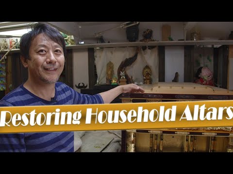 Japanese Household Altar Restoration [Buddhism & Waste 1/4]