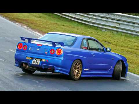 Nürburgring BEST of JDM! 🔰 Toyota Supra, Nissan Skyline & Silvia, Lancer EVO, Mazda RX7 etc!