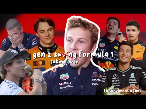 gen z taking over formula 1 (one interview and race at a time)