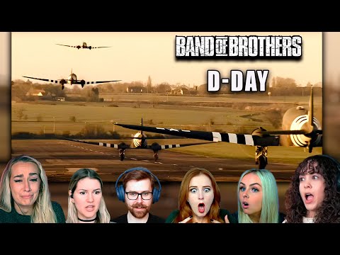 BEST "Day of Days" Reactions in Band of Brothers Episodes 1-2 | Movie Reaction