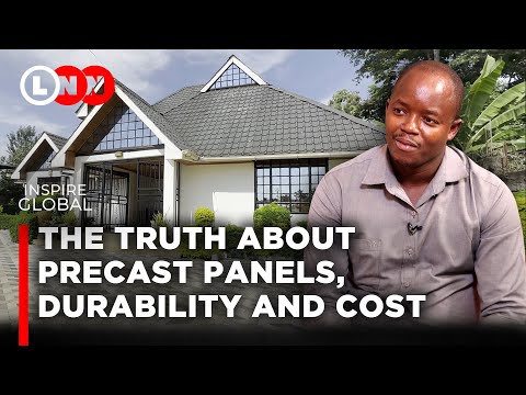 This house was built in two months and the owner saved 25% of construction cost using Precast Panels