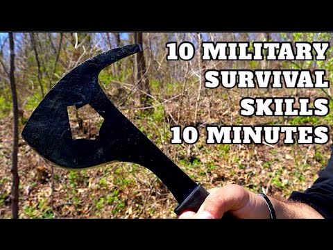 10 Military Wilderness Survival Skills in 10 Minutes! Vol. 1