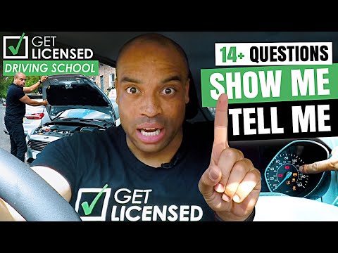 Show Me, Tell Me 2025 Driving Test Questions and Answers