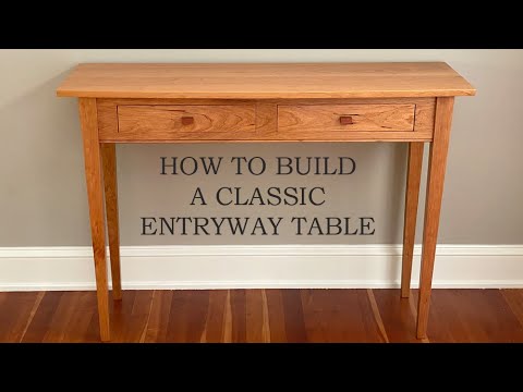 How to Build an Entryway Table - Make Drawers & Drawer Pulls