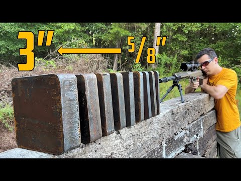 How Much Steel To Stop A 50 Cal Sniper?