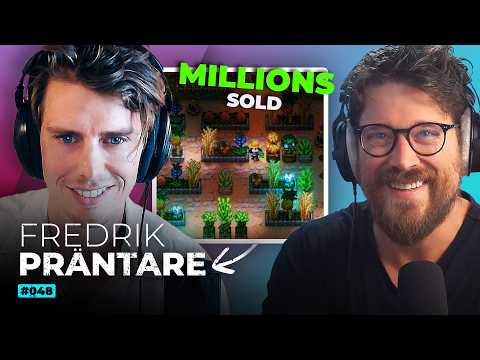 Fredrik Präntare: How He Sold Millions Of Copies, Solo Dev vs. Team, 3 Years On 1 Game | Ep. #048