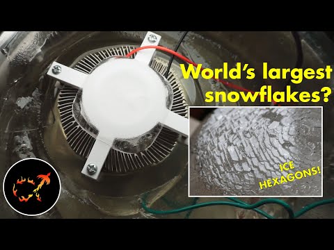 A DIY Recipe for Giant Hexagonal Ice Crystals