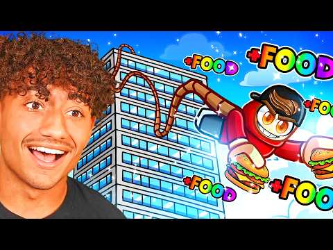 Making MILLIONS in Roblox Eat and Bungee Jump!