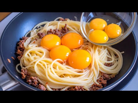 Besser als in einem teuren Restaurant! Nudeln mit Hackfleisch in nur 15 Minuten!