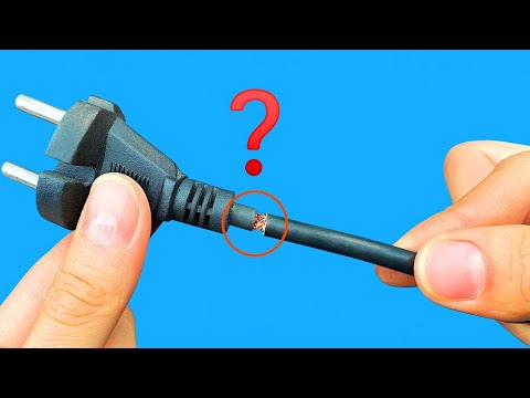 You'll never have to buy a new electrical plug again! This plug repair method will surprise you