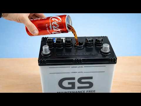 Never Replace Your Car Battery Again! Pour Coca-Cola and Watch What Happens ๐ฒ