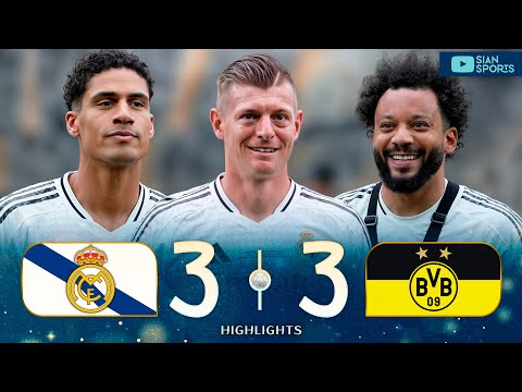 AT 35 YEARS OLD TONI KROOS IS BACK AT REAL MADRID SCORED A GOAL AND PUT ON A SHOW IN A CHARITY MATCH