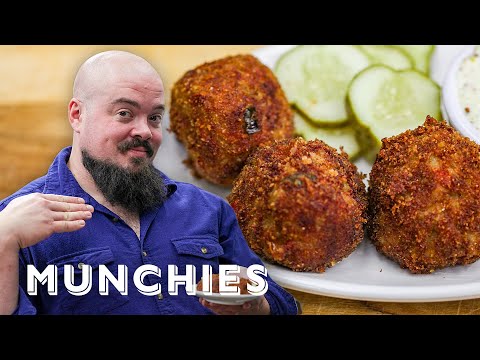 How To Make Boudin Balls with Isaac Toups