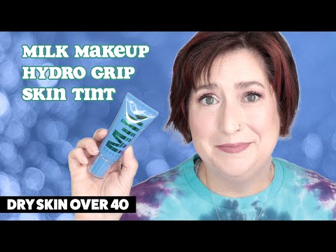 MILK MAKEUP HYDRO GRIP HYDRATING GEL SKIN TINT | Dry Skin Review & Wear Test
