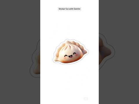 Cuteness overload. 🥟😍 Create your own stickers with Imagen 4 in the Gemini app