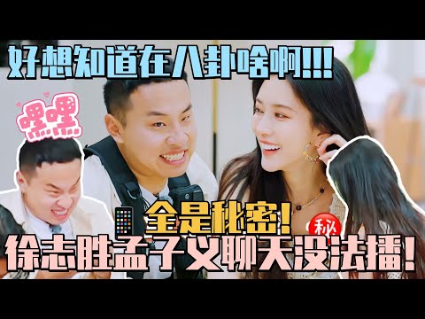 徐志胜孟子义聊天记录曝光！整个娱乐圈都得抖三抖🤣 #五十公里桃花坞 #wonderland #孟子义 #徐志胜