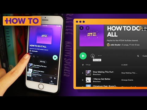 Download Spotify playlists on your phone or PC