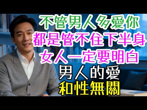 不管男人多愛你,都是管不住下半身,女人一定要明白,男人的愛,和性無關?別天真了,#男性心理 #婚姻背叛 #性欲本能 #情感操控 #出軌原因 #責任感缺失 #生理激素 #睾固酮分泌 #視覺刺激 #