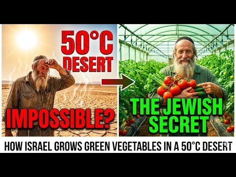 How Israel Grows Green Vegetables in a 50°C Desert: The Secret of Jewish Intellect