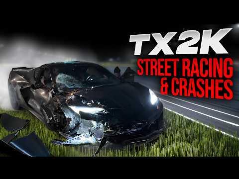 The FASTEST CARS of the US!- insane STREET RACING & CRASH! - TX2K 2025