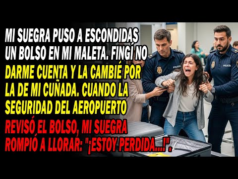 Mi Suegra Puso Un Bolso En Mi Maleta A Escondidas🧳 La Cambié Por La De Mi Cuñada🤫 En El Aeropuerto..