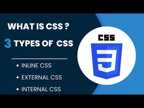 What is CSS in Hindi |  Types of CSS | Internal  External  Inline CSS|  Full Explanation| tutorial |