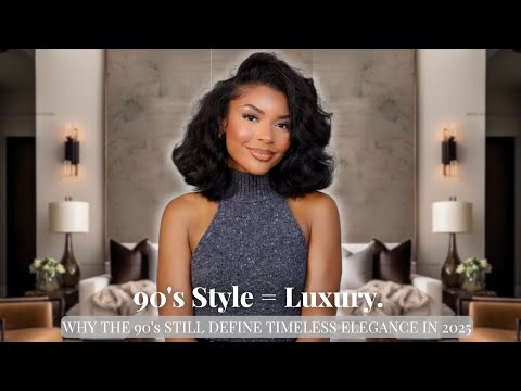 Why 90's Fashion Still Defines Luxury Style in 2025.