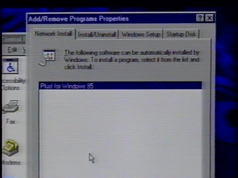 MSTV: Windows 95 Traincast #7 - Windows 95 System Administration + Tools