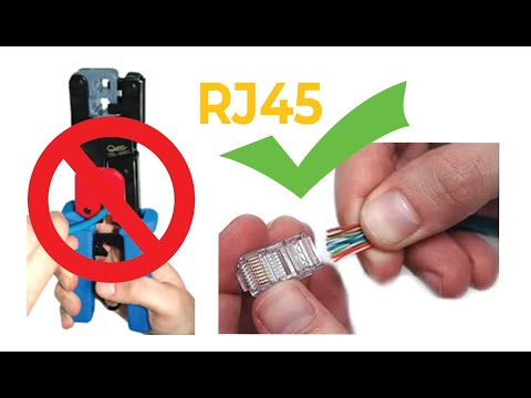 How to Make RJ45 Connector for Ethernet Cable Without Crimping Tool | (বাংলা)