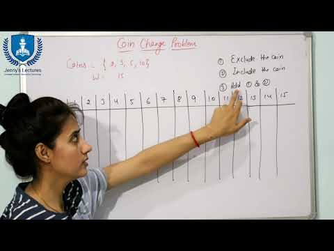 DP#2: Coin Change Problem Number of ways to get total | Dynamic Programming | Algorithms