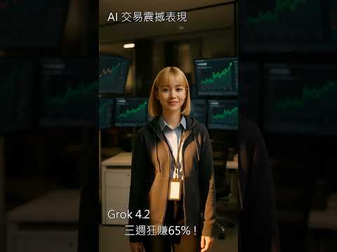 AI 交易震撼表現 : Grok 4.2 三週狂賺65%!