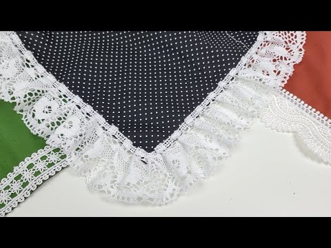 3 Ways to sew Lace on your Sewing Projects | Sewing Tips and Tricks for beautiful Corners