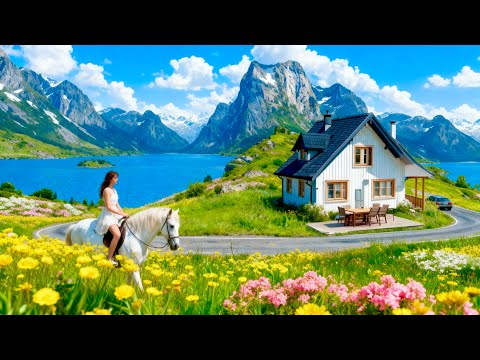 Swiss Villages + Relaxing Music , 4K Part 3