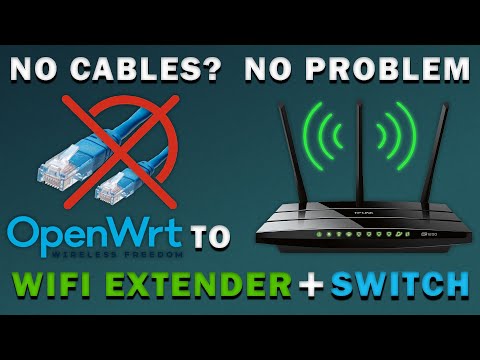 Transform a Cheap Used Router into Wireless Extender (No Cables) | OpenWRT
