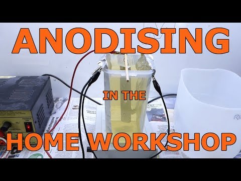 Small Scale Aluminium Anodising in the Home Workshop